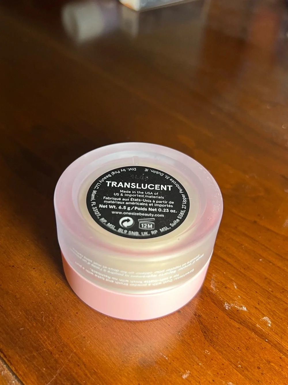 ONE/SIZE Ultimate Setting Powder — TRANSLUCENT